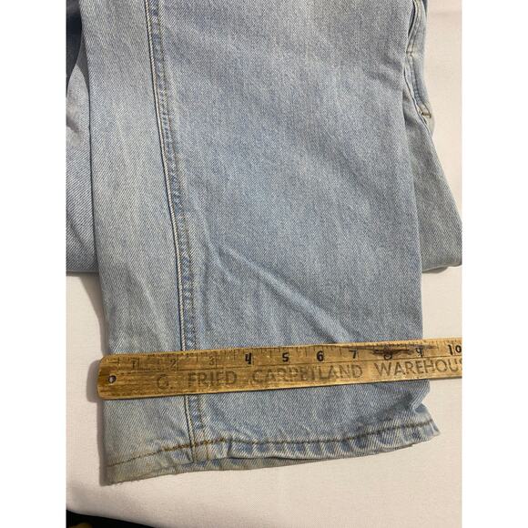 Empyre Skate Jeans 33 Relax Loose Fit Light Wash Denim Baggy 90s Streetwear - Picture 4 of 13